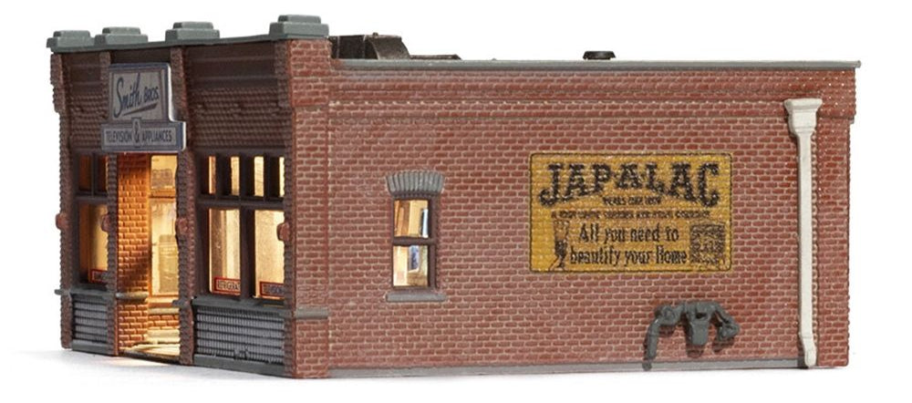 Woodland Scenics - N Gauge Buildings - Smith Brothers TV & Appliance