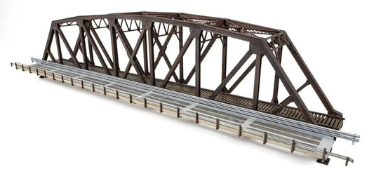 Truss Railroad Bridge with Roadway Model Kit