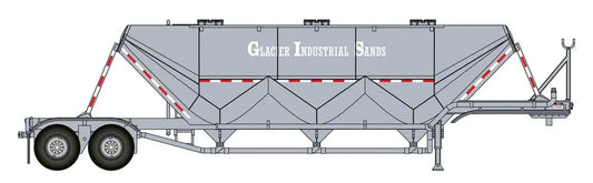 Transload Facility Dry Bulk Trailer Glacier Ind. Sands