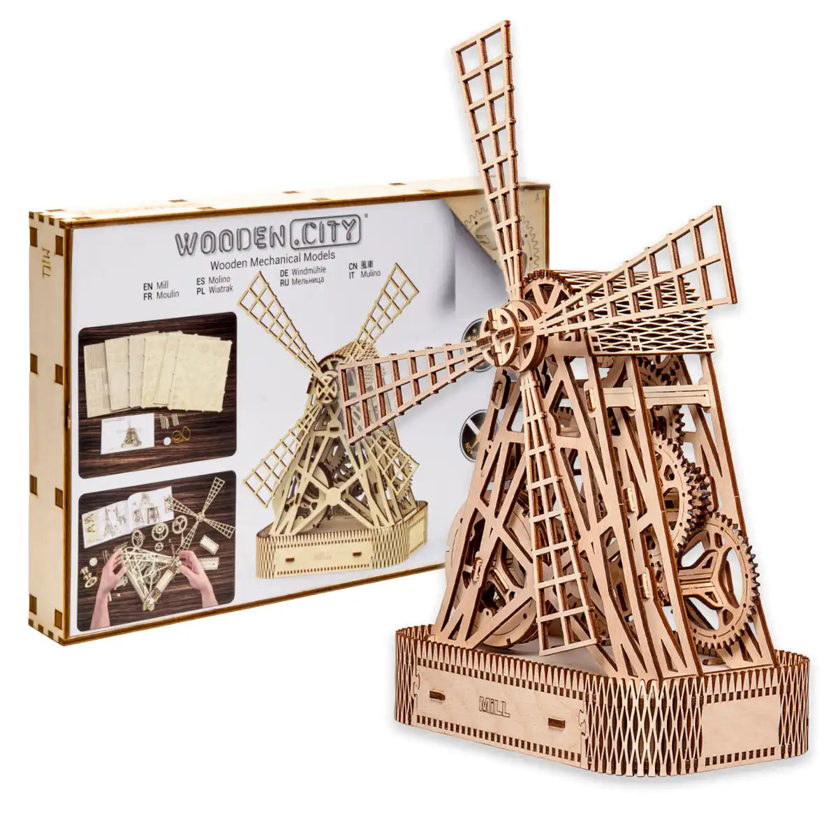 3D Wooden Puzzle – Windmill