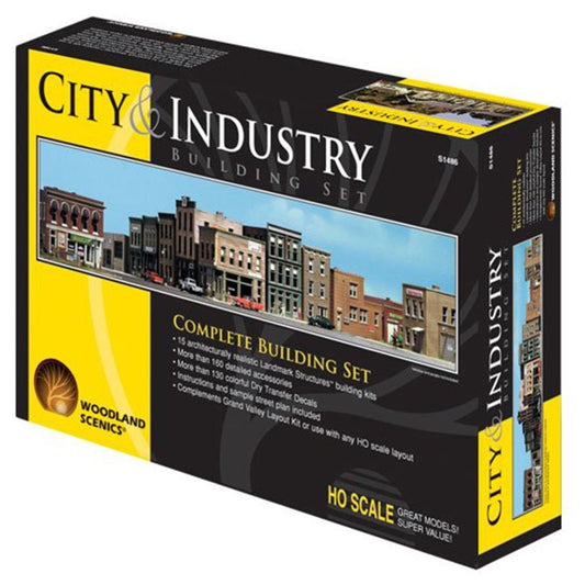 City & Industry HO Building Set