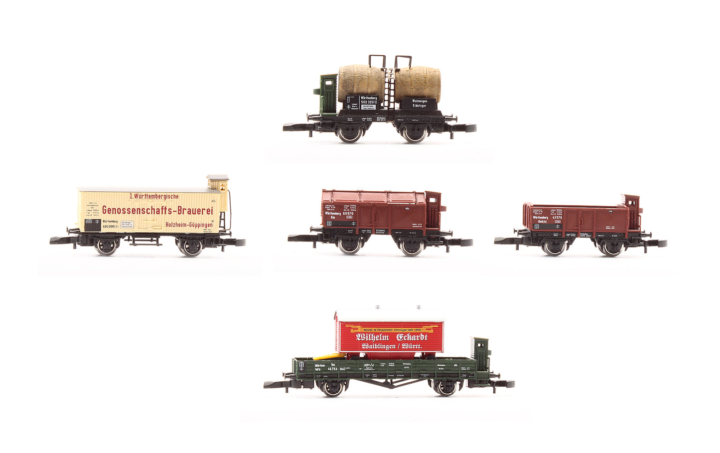 Pre-Owned 8217 5 Car Wagon Freight Set