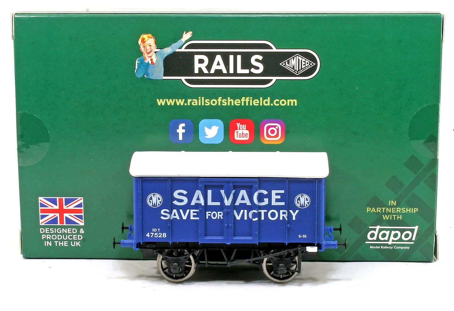 GWR Iron Mink "Salvage" Save for Victory Wagon No.47528