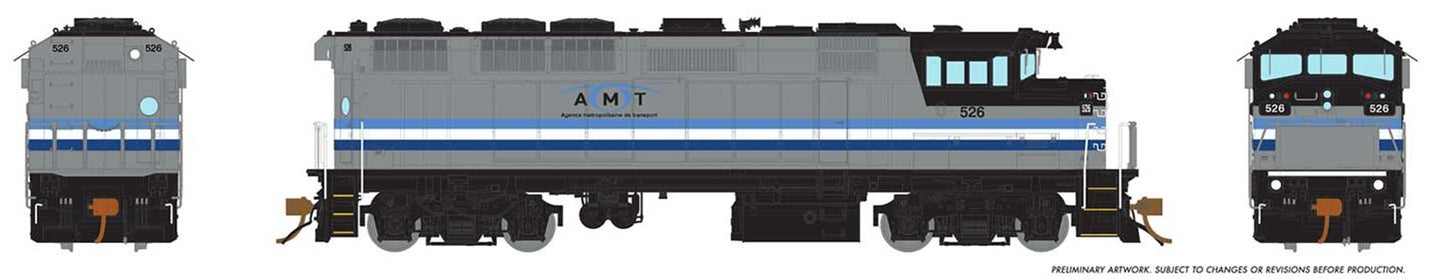 HO Scale F59PH - AMT (3stripe) #526