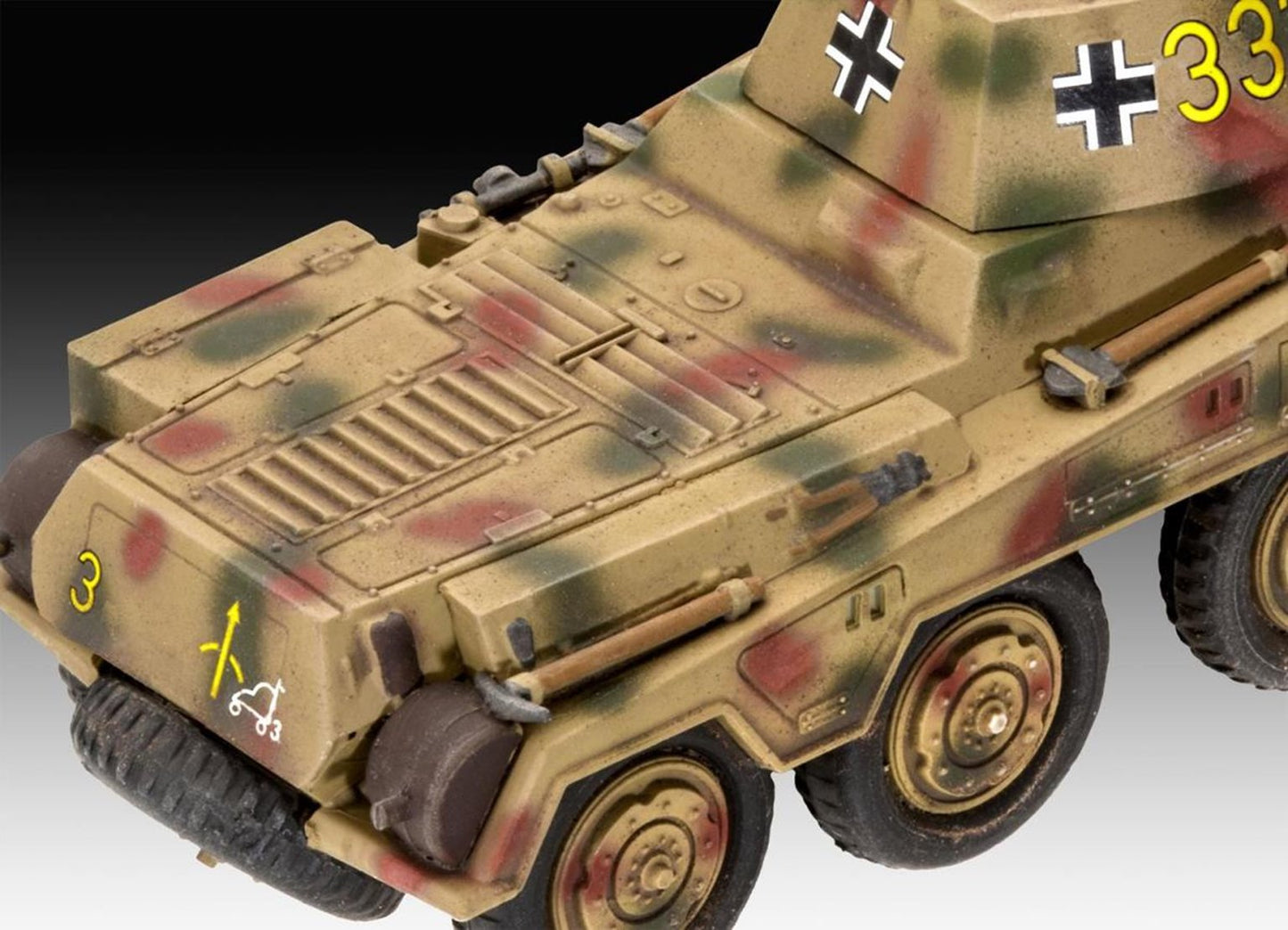 Sd.Kfz.234/2 Puma First Diorama Gift Set (1:76 Scale) Model Kit