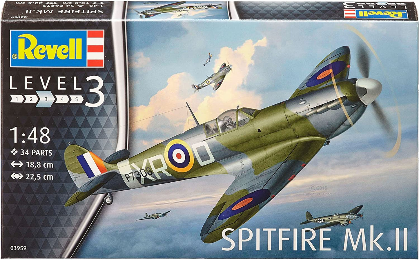 Supermarine Spitfire Mk.II (1:48 Scale) Model Kit