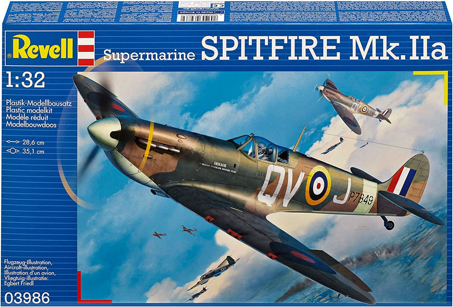 Supermarine SPITFIRE Mk.IIa (1:32 Scale) Model Kit