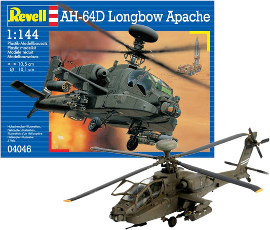 US AH-64D Longbow Apache (1:144 Scale) Model Kit