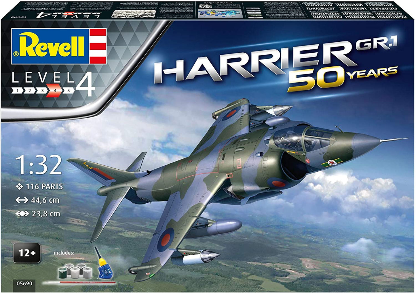 Gift Set Hawker Harrier GR MkI (1:32 Scale) Model Kit