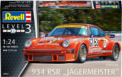 Porsche 934 RSR Jagermeister (1:24 Scale) Model Kit