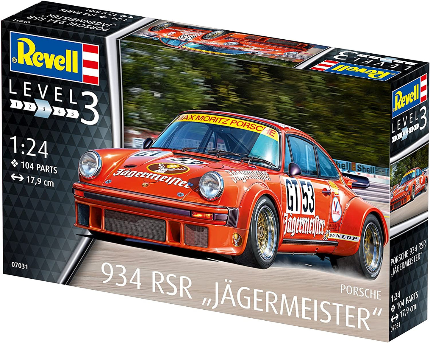 Porsche 934 RSR Jagermeister (1:24 Scale) Model Kit