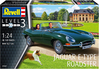 Jaguar E-Type Roadster (1:24 Scale) Model Kit