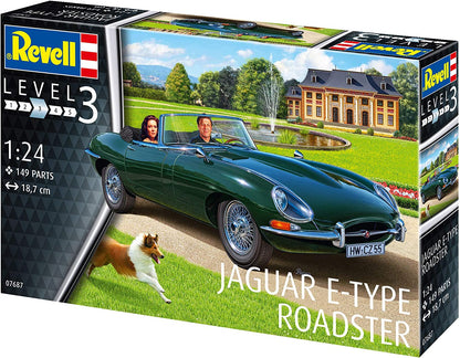 Jaguar E-Type Roadster (1:24 Scale) Model Kit