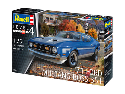 71 Ford Mustang Boss 351 (1:25 Scale) Model Kit