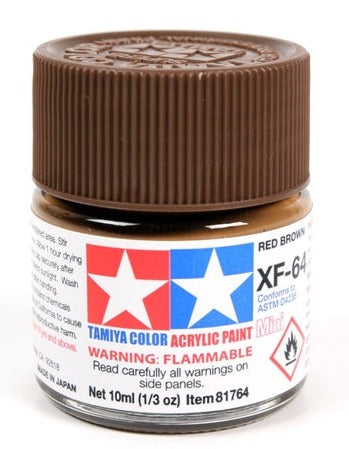 TAMIYA ACRYLIC MINI XF-64 RED BROWN