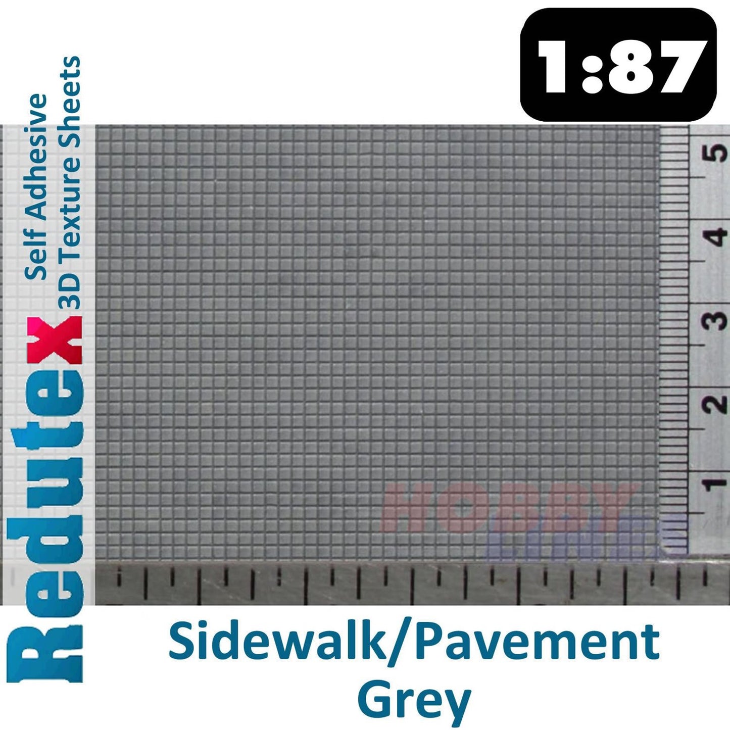 Sidewalk Grey OO/HO Self Adhesive 3D Textured Sheet