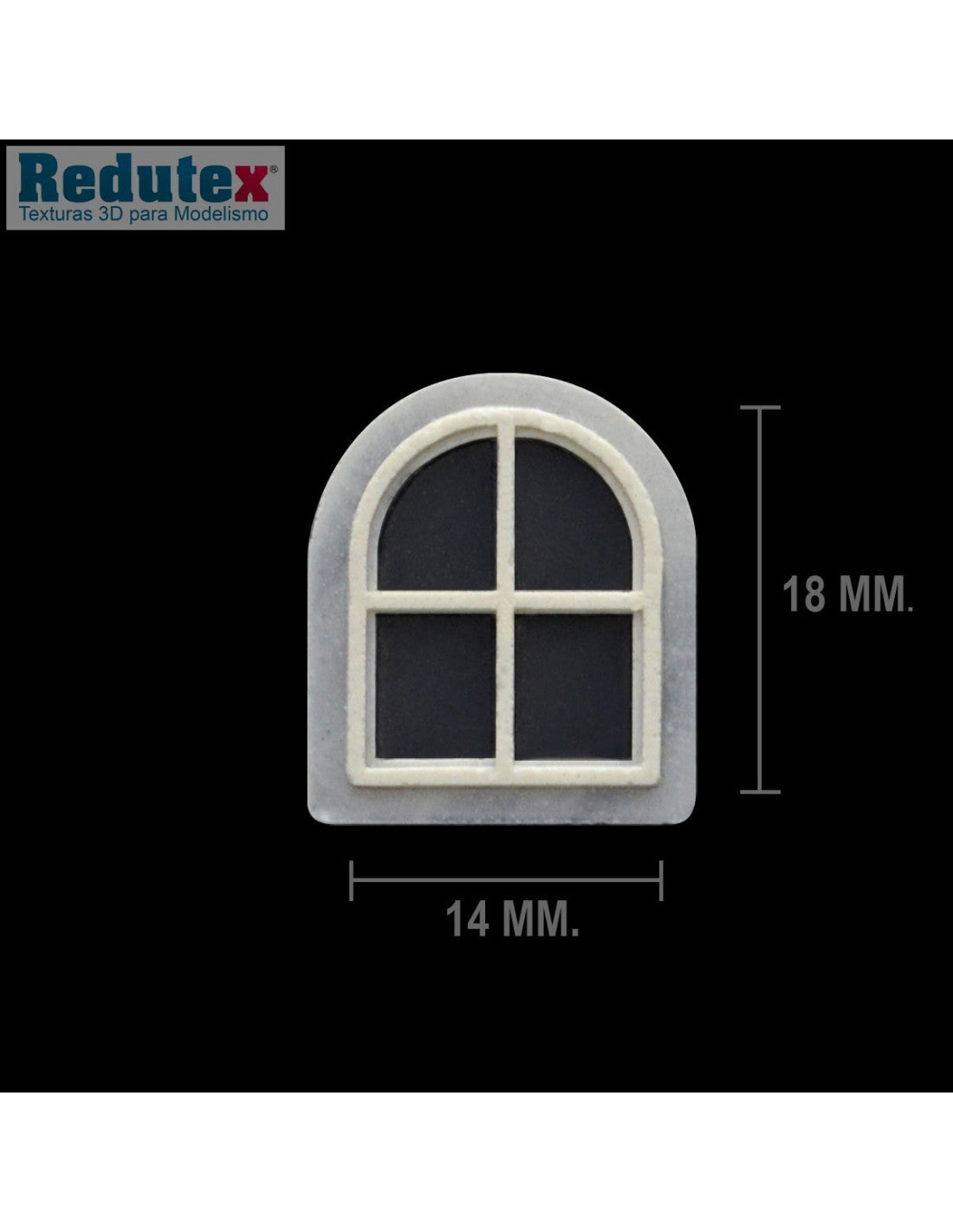 Windows 01 (White) 1:87/HO 3D Modelling Sheet