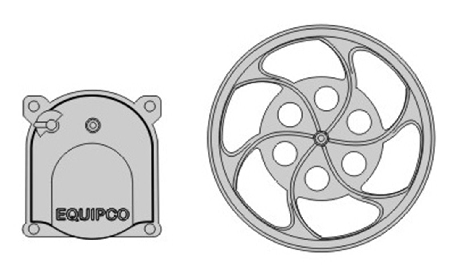 Reefer AB Brake Details and Equipco brake wheel and housing