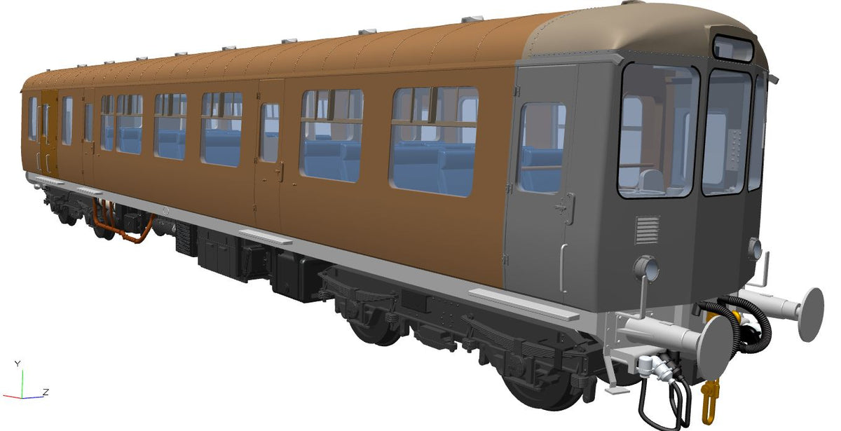 Heljan 1456 Class 104 2 Car DMU SC53424/SC53434 ScotRail Mexican Bean ...