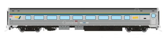 HO VIA HEP2 Coach: VIA Rail - HEP2 Club Scheme: #4006