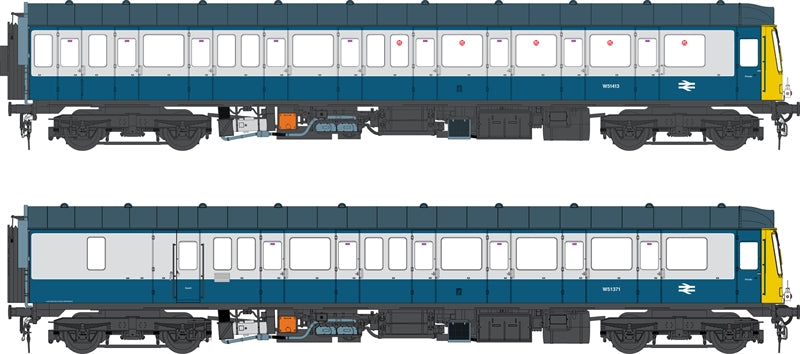 Class 117 BR Blue/Grey 2 Car DMU