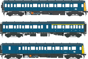 Class 117 BR Blue (Full Yellow Ends) 3 Car DMU