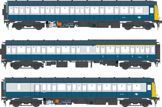 Class 117 BR Blue/Grey 3 Car DMU