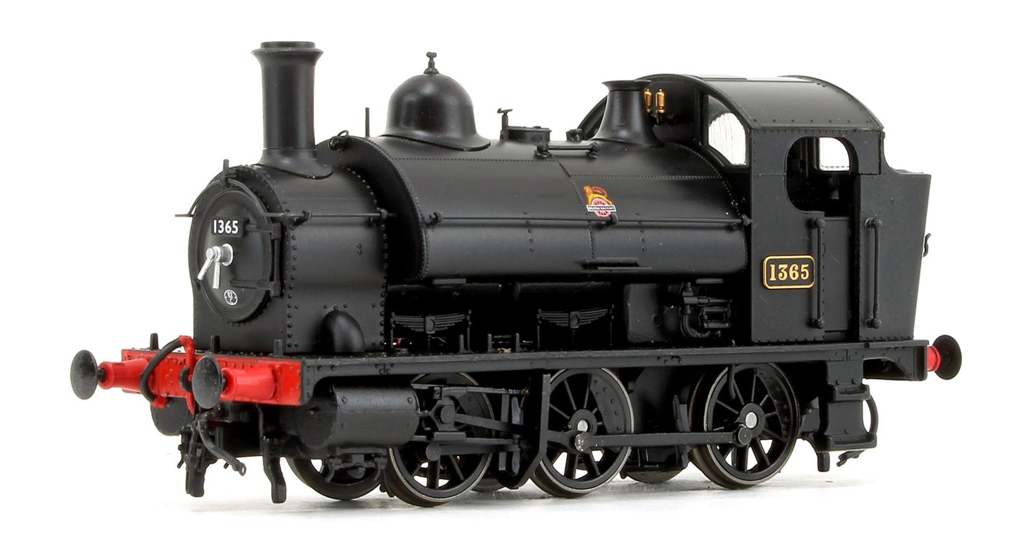 GWR 1361 Class 0-6-0 Tank Locomotive No.1365 in BR Black Early Lion & Wheel Insignia