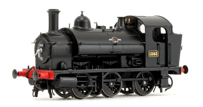 GWR 1361 Class 0-6-0 Tank Locomotive No.1363 in BR Black Late Lion & Wheel Insignia