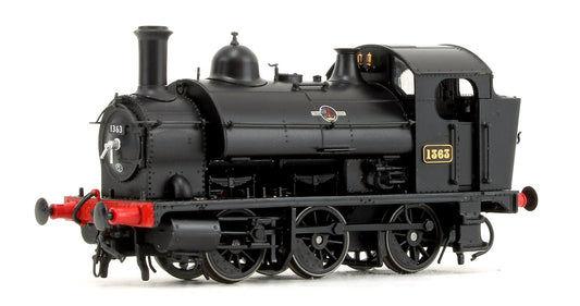 GWR 1361 Class 0-6-0 Tank Locomotive No.1363 in BR Black Late Lion & Wheel Insignia