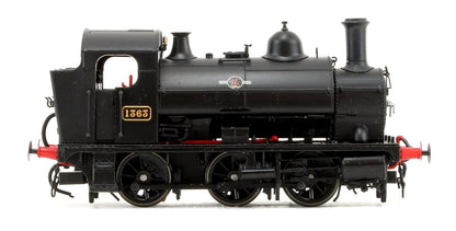 GWR 1361 Class 0-6-0 Tank Locomotive No.1363 in BR Black Late Lion & Wheel Insignia