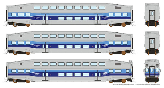 HO BiLevel Commuter Car - AMT Montreal