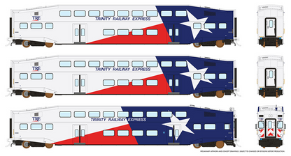 HO BiLevel Commuter Car - Trinity Railway Express (TRE, Dallas/Fort Worth)