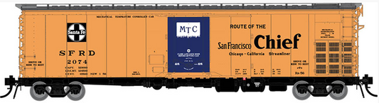 HO Santa Fe RR-56 Mechanical Reefer: San Francisco Chief Slogan