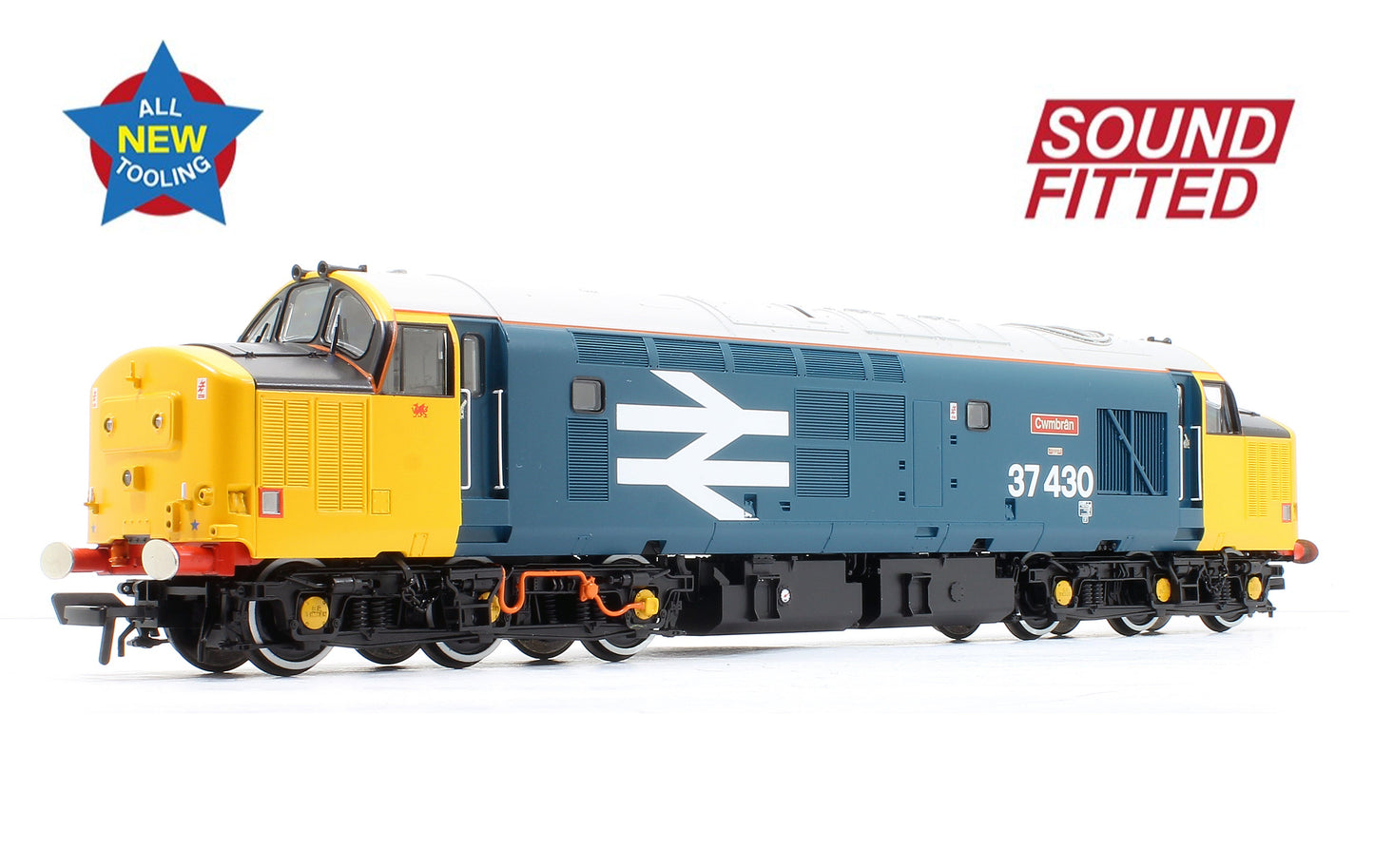 Pre-Owned Class 37/4 Refurbished 37430 'Cwmbran' BR Blue (Large Logo) - DCC Sound