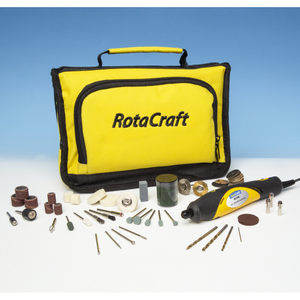 RotaCraft RC18X Variable Speed Mini Rotary Tool Kit