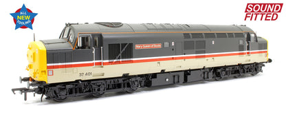 Class 37/4 Refurbished 37401 'Mary Queen of Scots' BR Intercity Mainline Diesel Locomotive (DCC Sound)