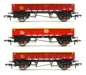Set of 3 MHA Coalfish Wagons - DB Livery - Pack 1