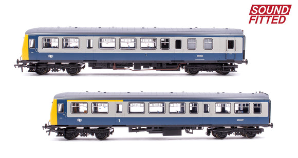 Class 101 BR Blue & Grey 2 Car DMU (DCC Sound) M51198 & M56337