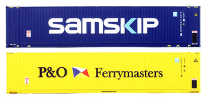 45 Ft Container P & O Ferrymasters 007303-8 & Samskip 798868-0