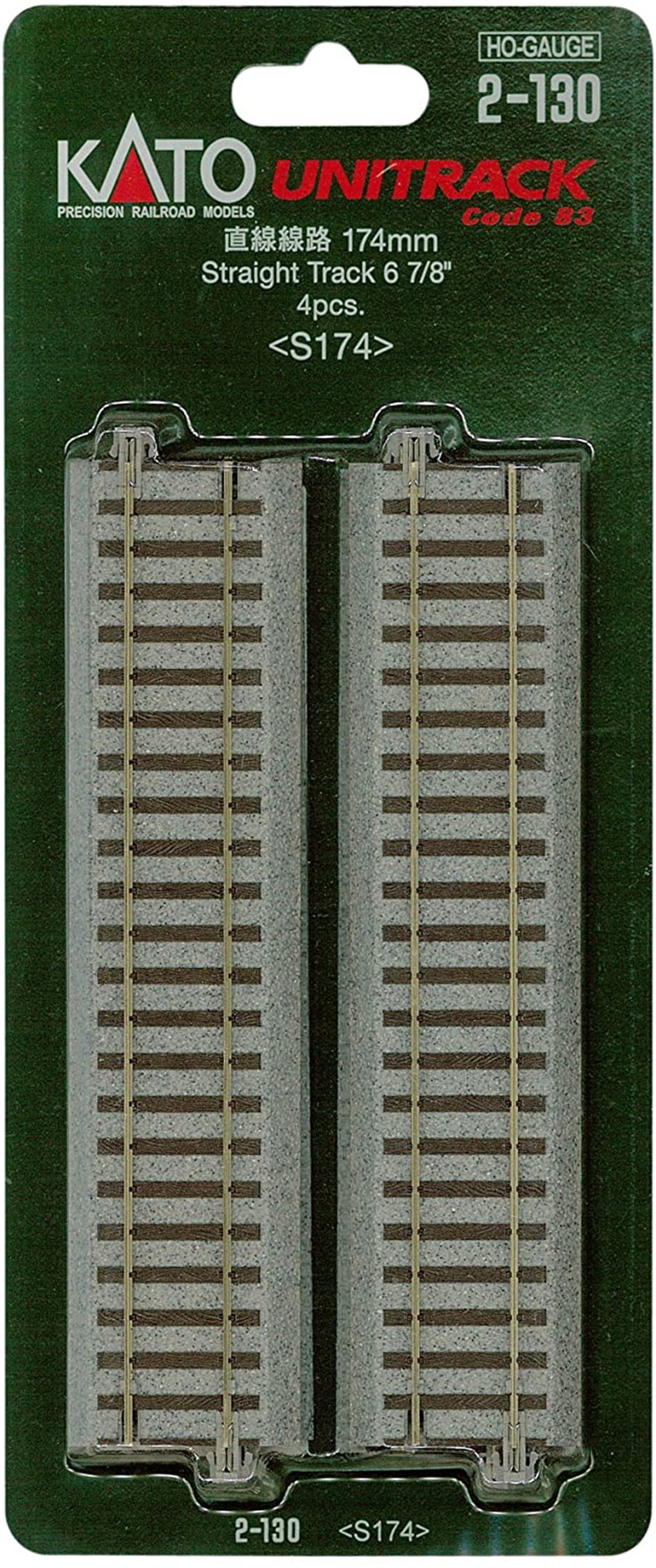 Unitrack (S174) Straight Track 174mm 4pcs