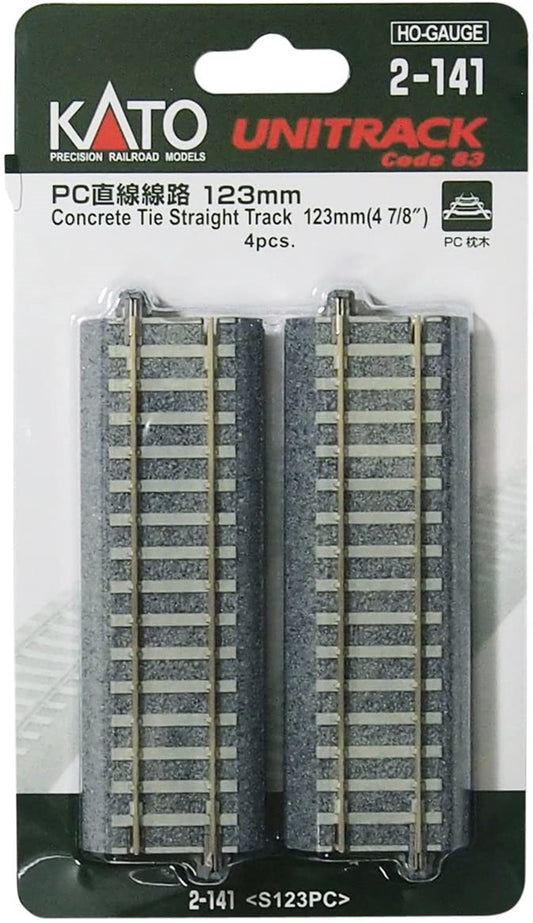 Unitrack (S123PC) CS Straight Track 123mm 4pcs