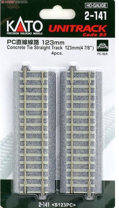 Unitrack (S123PC) CS Straight Track 123mm 4pcs