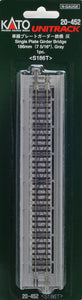 Kato 20-452 Single Track Plate Girder Bridge 186mm Grey