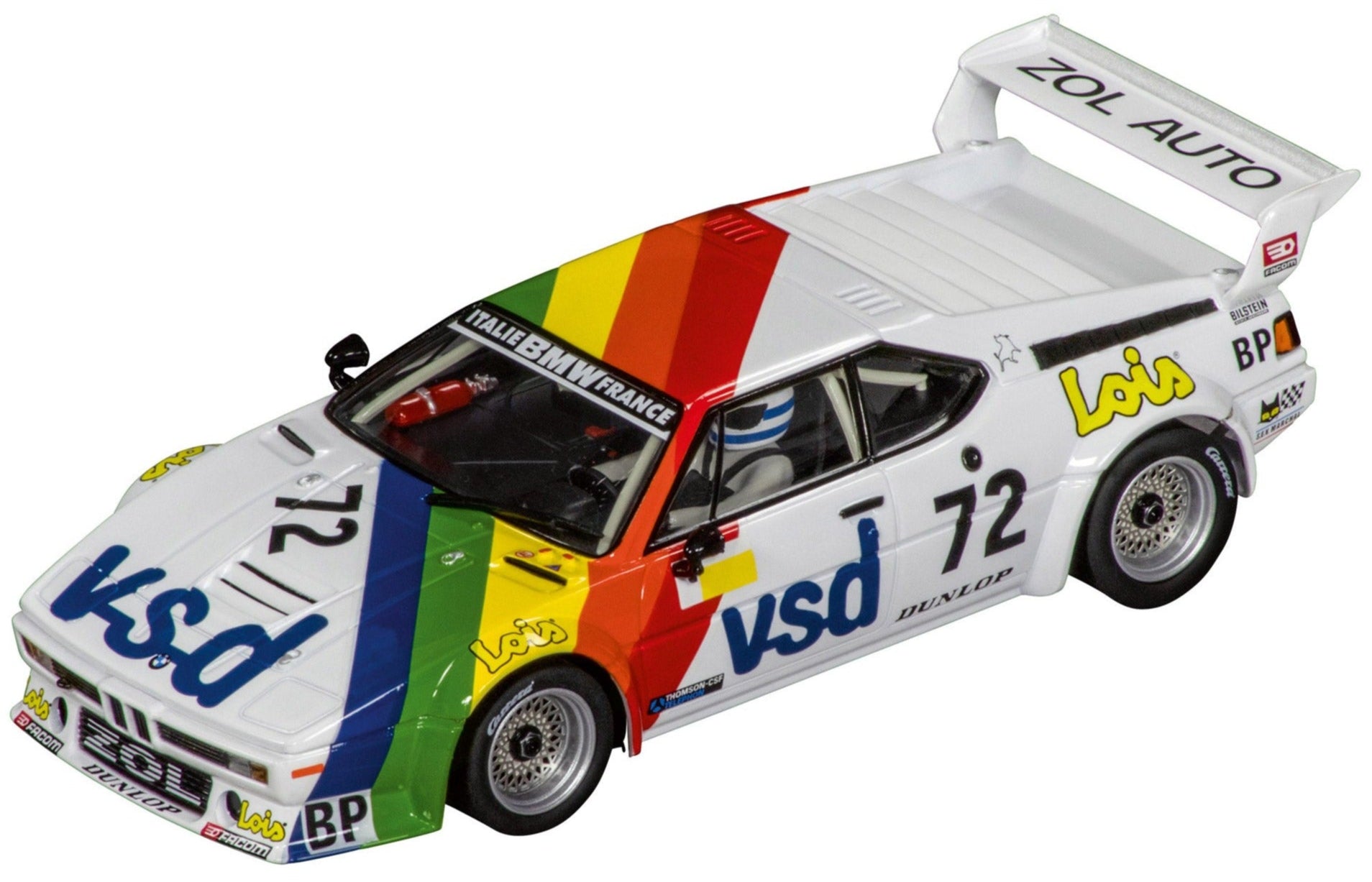 Carrera 20023935 DIGITAL 124 Voiture BMW M1 ProCar « BMW Zol'Auto, no.72 » 24h, 1981 - Electronic France Carrera 20023935 DIGITAL 124 Voiture BMW M1 ProCar « BMW Zol'Auto, no.72 » 24h, 1981 - Electronic France
