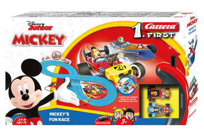 20063045 Carrera FIRST Disney Junior™ - "Mickey's Fun Race" Slot Racing Set (2.4m)