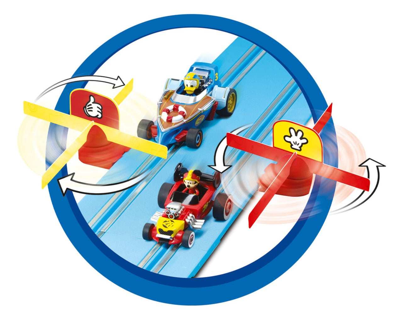 20063045 Carrera FIRST Disney Junior™ - "Mickey's Fun Race" Slot Racing Set (2.4m)
