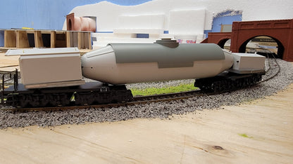 Pair of Torpedo Molten Iron Ore Wagons (DCC Rotating)