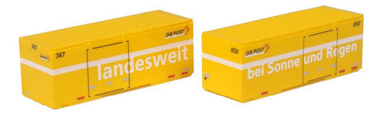 RhB Swiss Post Container Set (2)