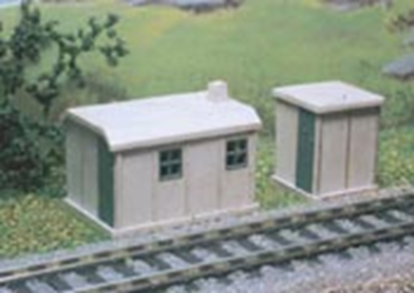 2 Concrete Huts